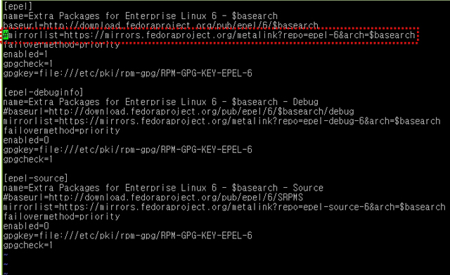 리눅스 Error : Cannot retrieve metalink for repositroy 에러 해결법