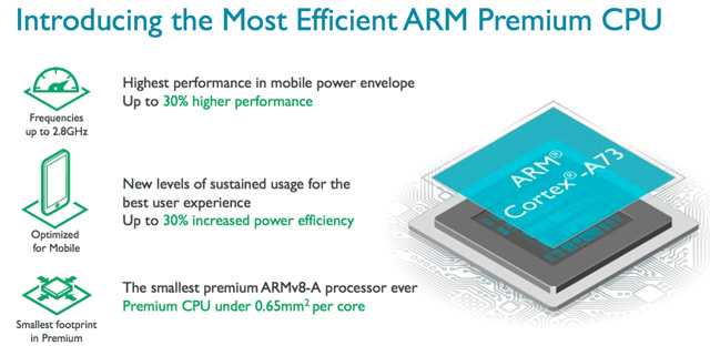 엑시노스,스냅드래곤의 근간 ARM CPU 신버전 Cortex A73 발표