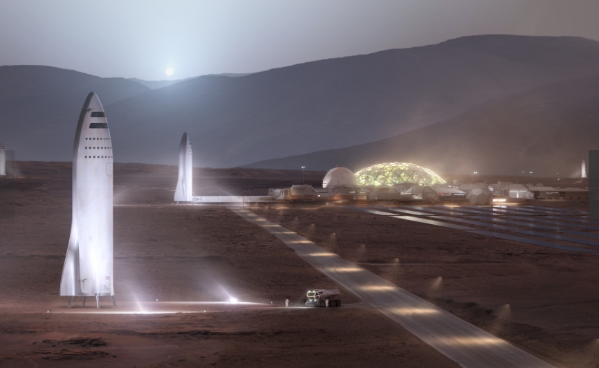 엘론머스크의 빅피처, BFR 플랜으로 화성 식민지 개척